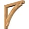 Ekena Millwork Thorton Block Rough Sawn Bracket w/ Offset Brace, Western Red Cedar, 6"W x 40"D x 40"H BKT0604X40X40THR05RWR - alternate 1